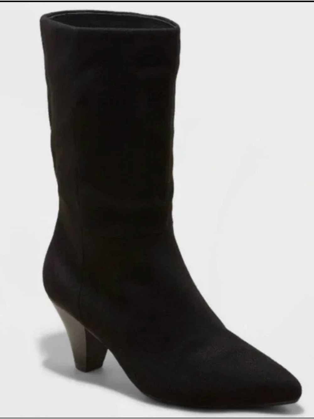 NWT! Women's Ada Black Pointed Toe Heeled Dress Boots-Universal Thread size 6